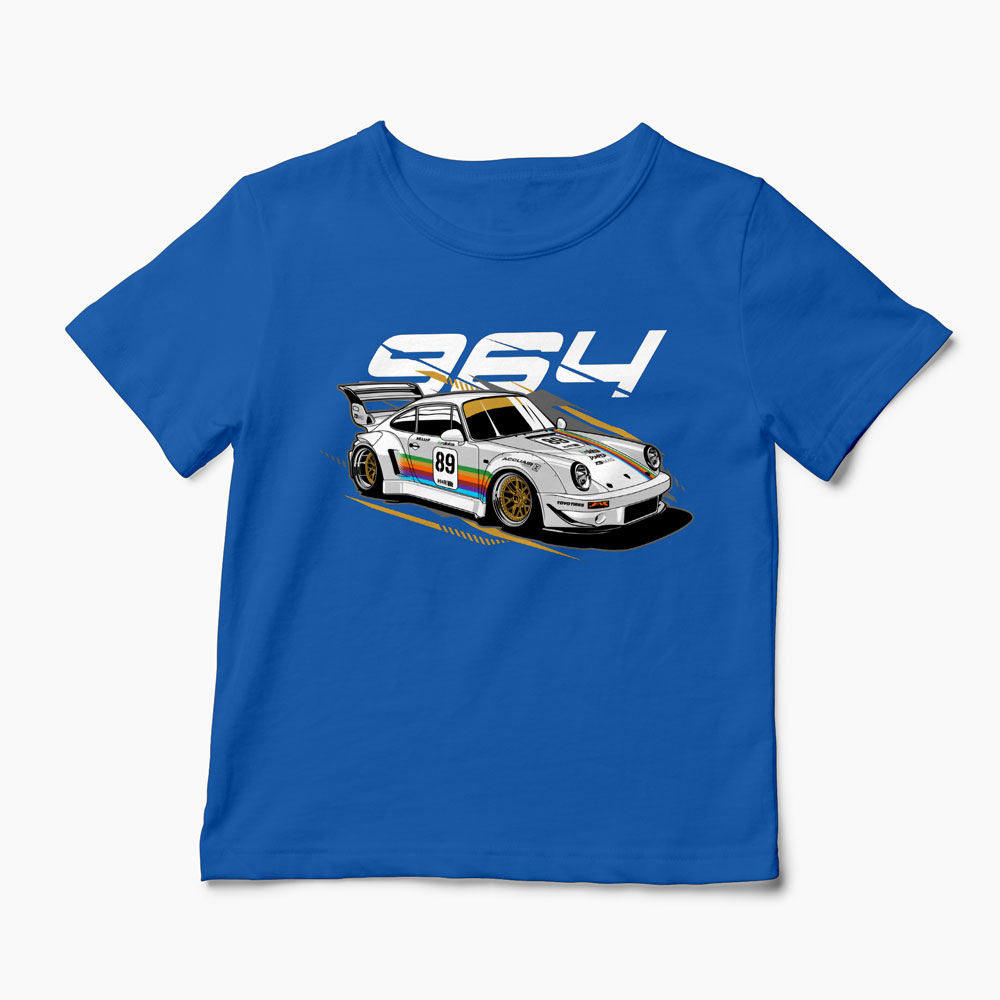 Tricou Porsche 964 RWB - Copii-Albastru Regal